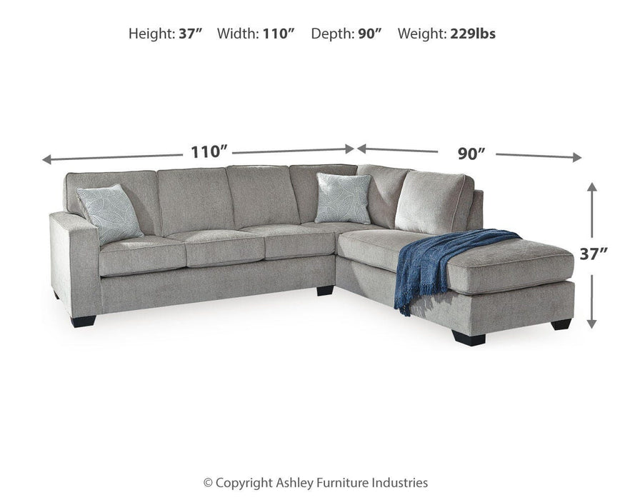 Altari Sectional with Chaise - De Avenue Furniture
