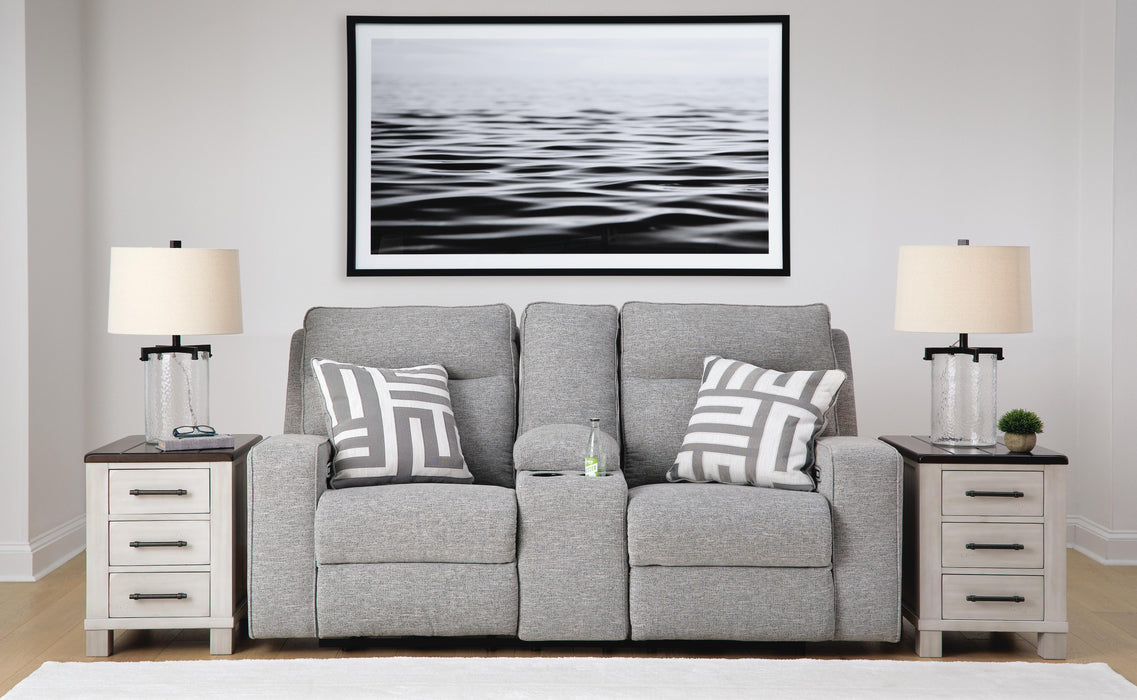 Biscoe Power Reclining Loveseat - De Avenue Furniture