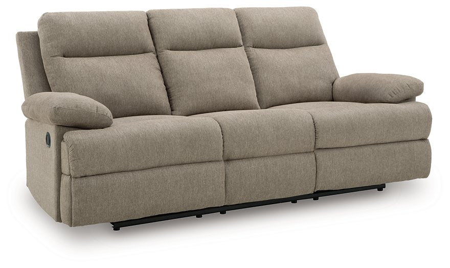 Side-Swipe Reclining Sofa with Drop Down Table - De Avenue Furniture