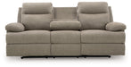 Side-Swipe Reclining Sofa with Drop Down Table - De Avenue Furniture