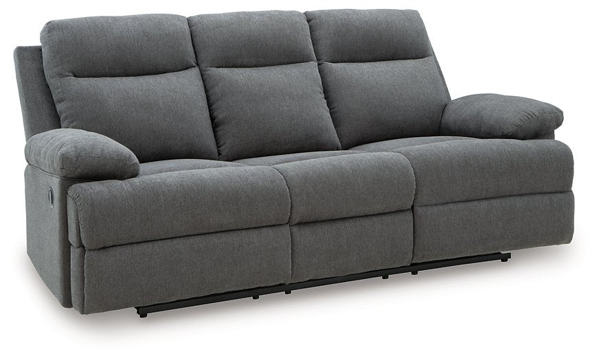 Side-Swipe Reclining Sofa with Drop Down Table - De Avenue Furniture