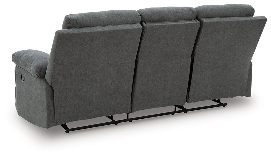 Side-Swipe Reclining Sofa with Drop Down Table - De Avenue Furniture