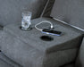 Side-Swipe Reclining Sofa with Drop Down Table - De Avenue Furniture