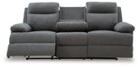 Side-Swipe Reclining Sofa with Drop Down Table - De Avenue Furniture
