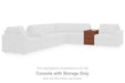 Modmax Balanced Sectional with Audio and Storage Consoles - De Avenue Furniture