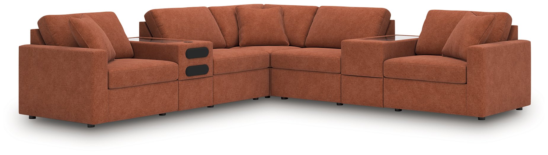 Modmax Balanced Sectional with Audio and Storage Consoles - De Avenue Furniture