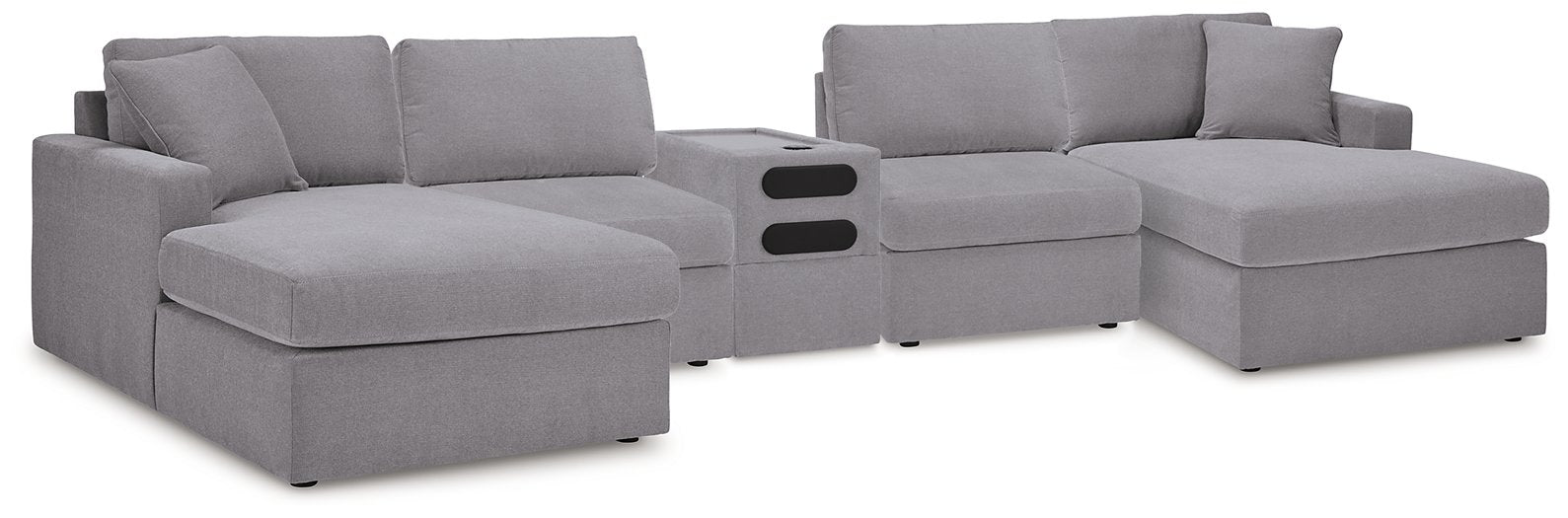 Modmax 5 Piece Sectional with Audio Console - De Avenue Furniture