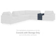 Modmax Balanced Sectional with Audio and Storage Consoles - De Avenue Furniture