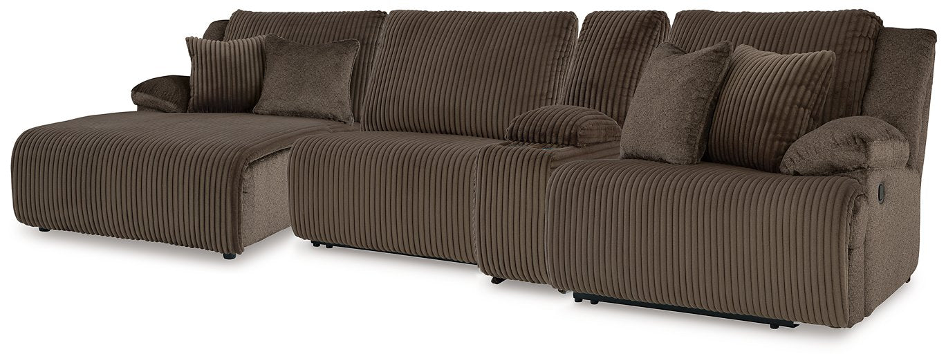 Top Tier Reclining Sectional with Chaise - De Avenue Furniture