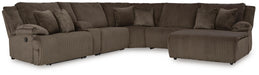 Top Tier Reclining Sectional with Chaise - De Avenue Furniture