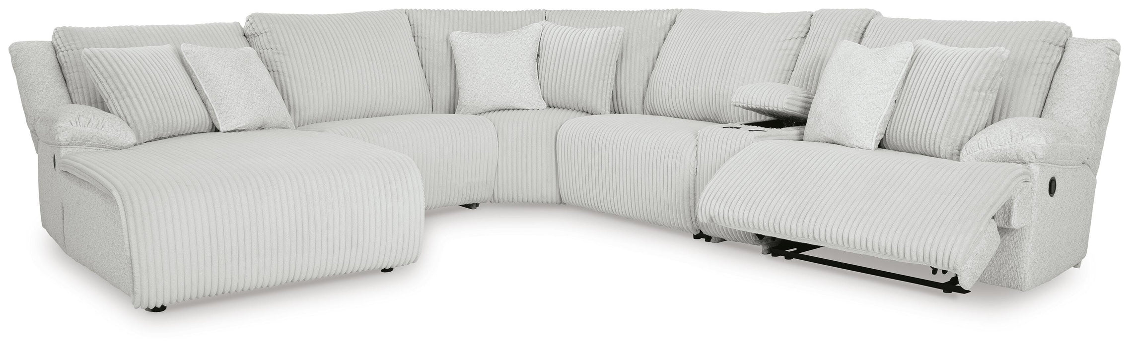 Top Tier Reclining Sectional with Chaise - De Avenue Furniture