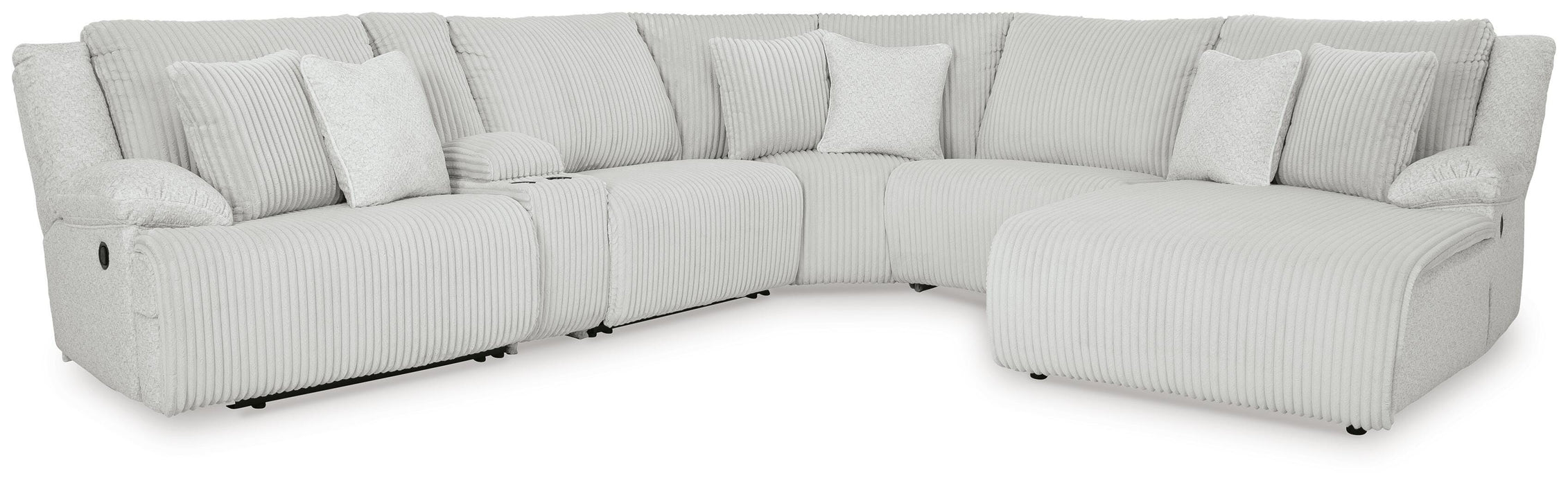 Top Tier Reclining Sectional with Chaise - De Avenue Furniture