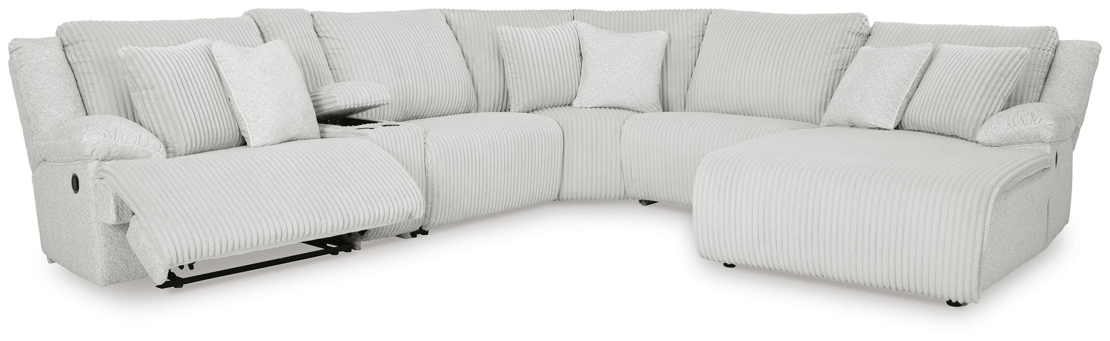 Top Tier Reclining Sectional with Chaise - De Avenue Furniture