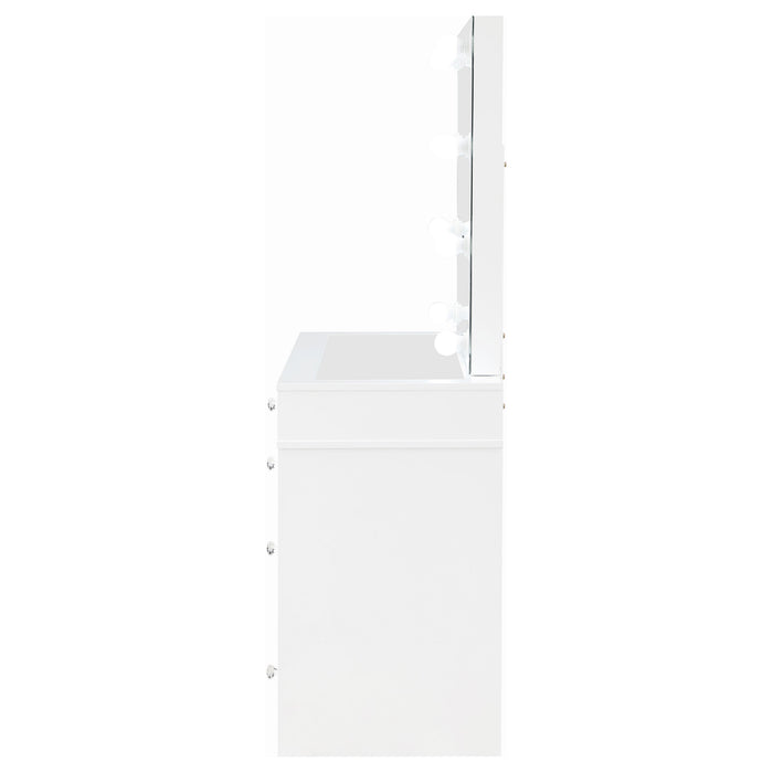 Regina Makeup Vanity Table with LED Mirror and Stool - De Avenue Furniture