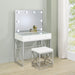 Eliza Makeup Vanity Table with LED Mirror and Stool - De Avenue Furniture