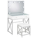 Eliza Makeup Vanity Table with LED Mirror and Stool - De Avenue Furniture