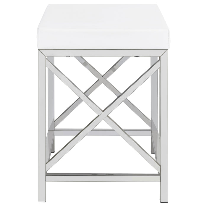 Eliza Makeup Vanity Table with LED Mirror and Stool - De Avenue Furniture