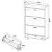 Denia Shoe Cabinet - De Avenue Furniture