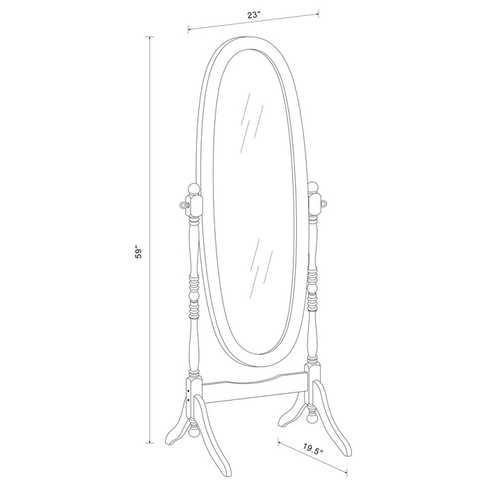 Foyet Cheval Mirror - De Avenue Furniture