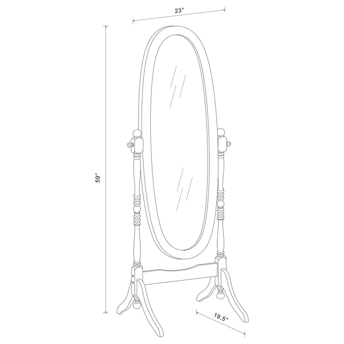 Foyet Cheval Mirror - De Avenue Furniture
