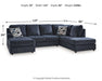 Albar Place Sectional - De Avenue Furniture