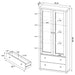 Hawthorne Tall Display Cabinet - De Avenue Furniture