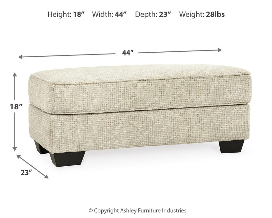 Monaghan Oversized Chair and Ottoman - De Avenue Furniture