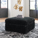 Midnight-Madness Oversized Accent Ottoman - De Avenue Furniture