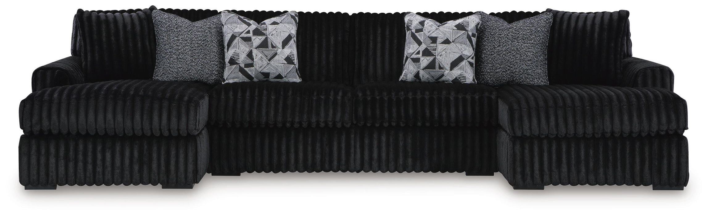 Midnight-Madness Sectional with Chaise - De Avenue Furniture