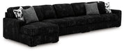 Midnight-Madness Sectional with Chaise - De Avenue Furniture