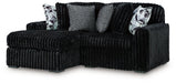 Midnight-Madness Sectional with Chaise - De Avenue Furniture