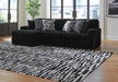 Midnight-Madness Sectional Sofa with Chaise - De Avenue Furniture