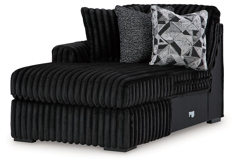 Midnight-Madness Sectional with Chaise - De Avenue Furniture