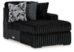 Midnight-Madness Sectional with Chaise - De Avenue Furniture