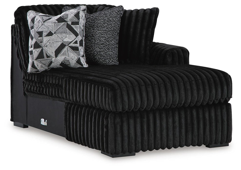 Midnight-Madness Sectional with Chaise - De Avenue Furniture