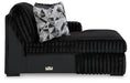 Midnight-Madness Sectional with Chaise - De Avenue Furniture