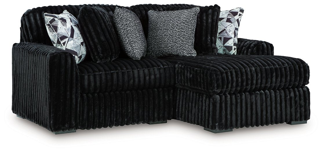 Midnight-Madness Sectional with Chaise - De Avenue Furniture