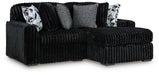 Midnight-Madness Sectional with Chaise - De Avenue Furniture