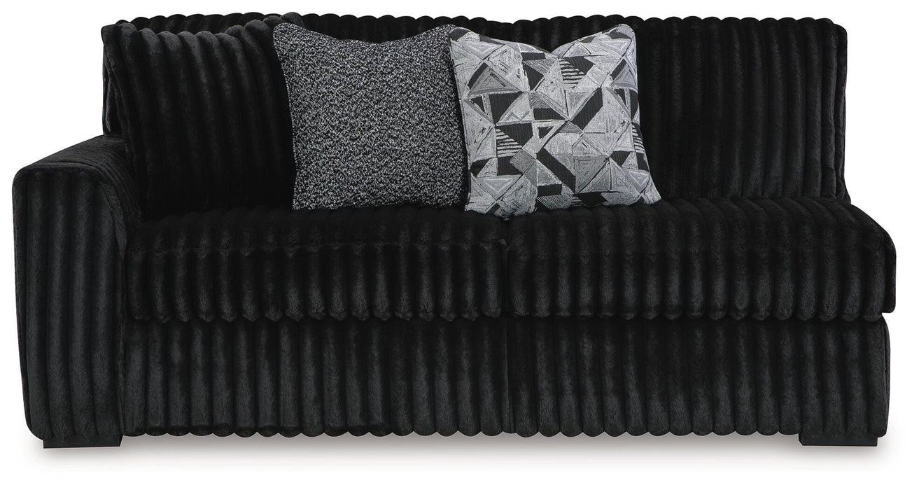 Midnight-Madness Sectional with Chaise - De Avenue Furniture