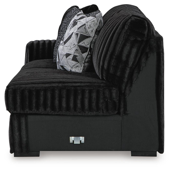 Midnight-Madness Sectional with Chaise - De Avenue Furniture