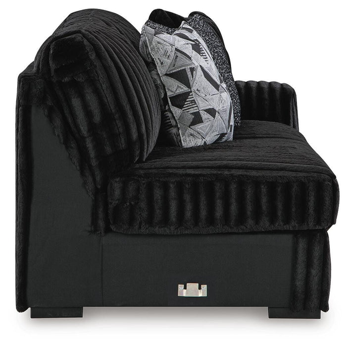 Midnight-Madness Sectional Sofa with Chaise - De Avenue Furniture