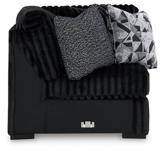 Midnight-Madness Sectional with Chaise - De Avenue Furniture