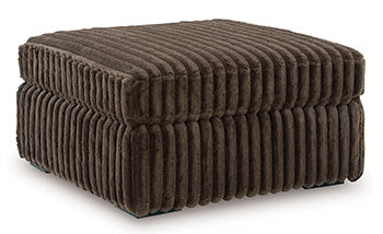 Midnight-Madness Oversized Accent Ottoman - De Avenue Furniture
