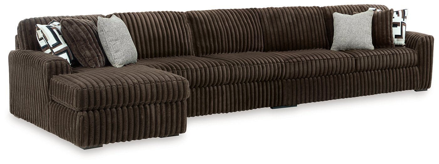 Midnight-Madness Sectional with Chaise - De Avenue Furniture