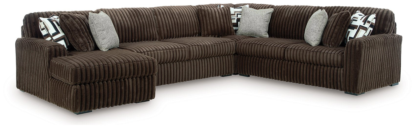 Midnight-Madness Sectional with Chaise - De Avenue Furniture