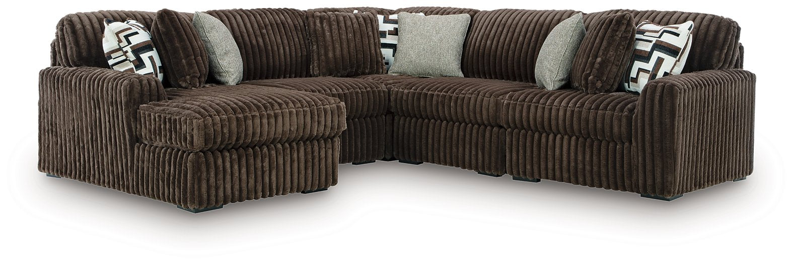 Midnight-Madness Sectional with Chaise - De Avenue Furniture