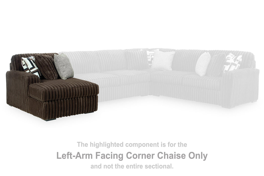 Midnight-Madness Sectional with Chaise - De Avenue Furniture