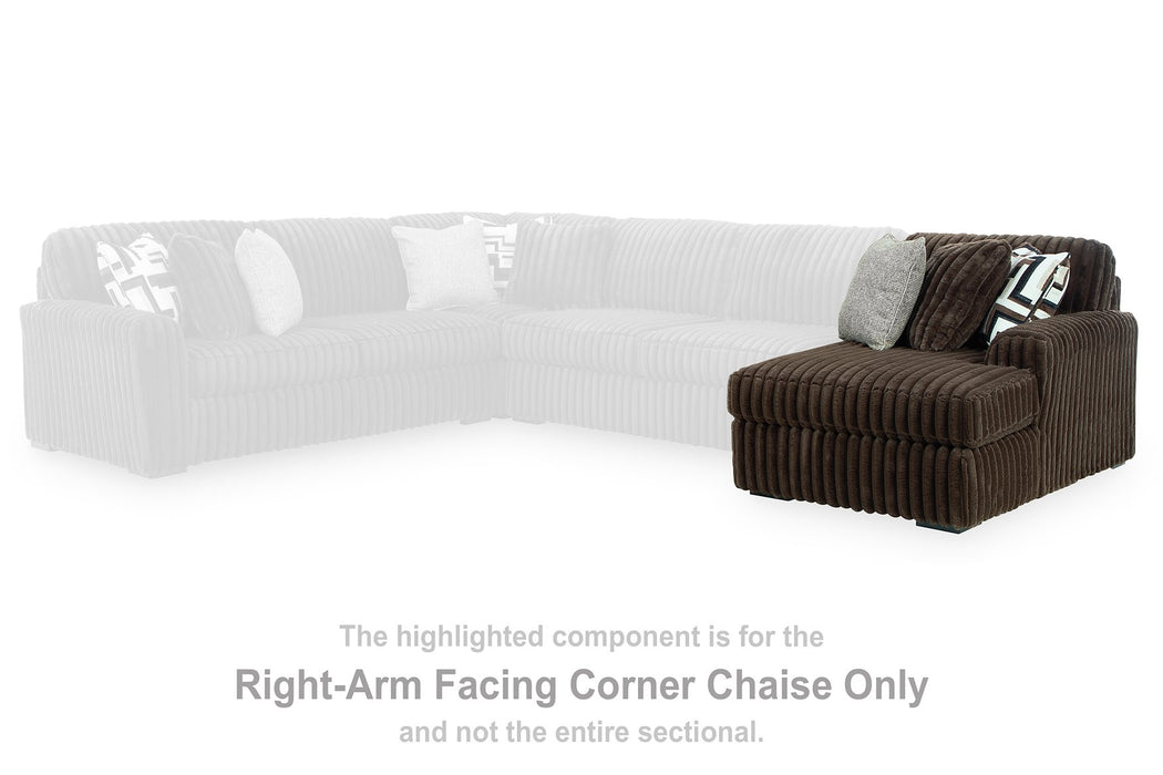 Midnight-Madness Sectional with Chaise - De Avenue Furniture