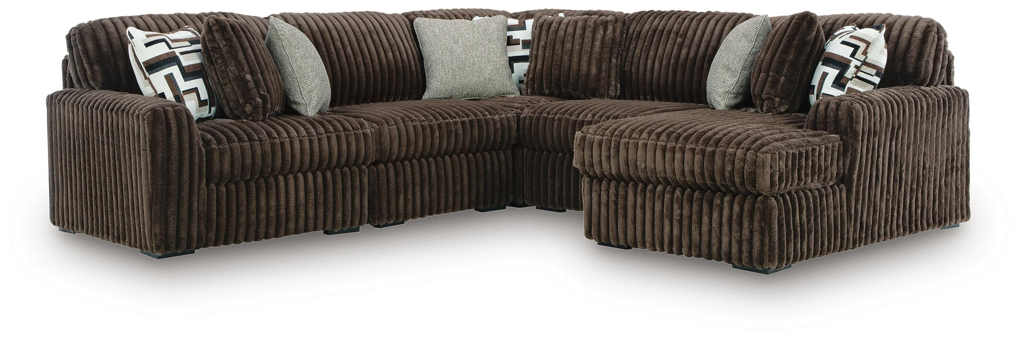 Midnight-Madness Sectional with Chaise - De Avenue Furniture