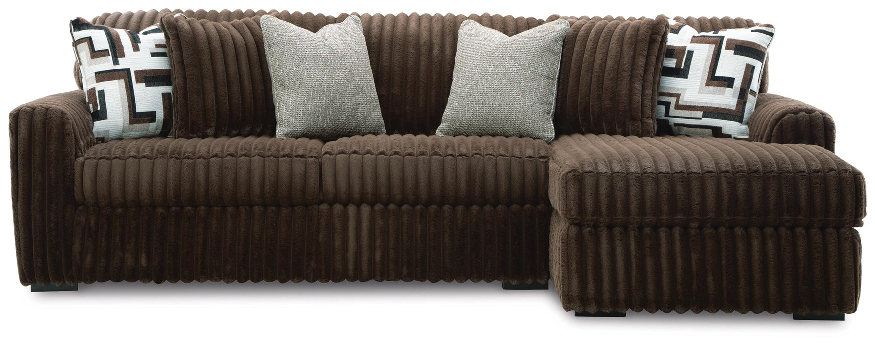 Midnight-Madness Sectional Sofa with Chaise - De Avenue Furniture
